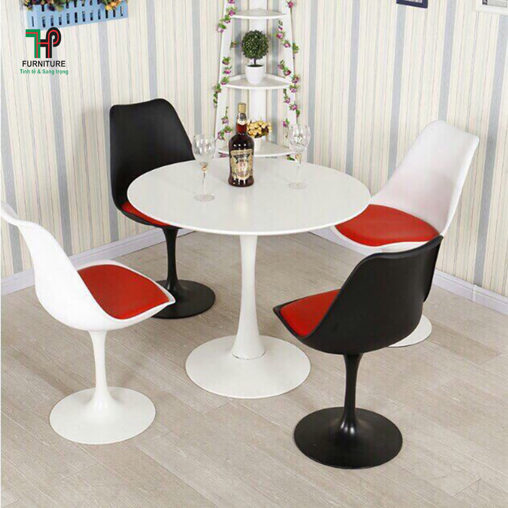 Ghế tulip nhựa chân sắt sơn (2)