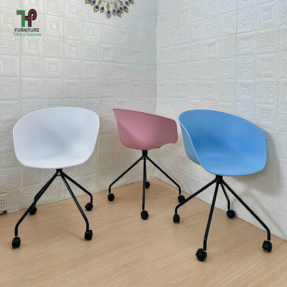 Ghế thung chân bánh xe